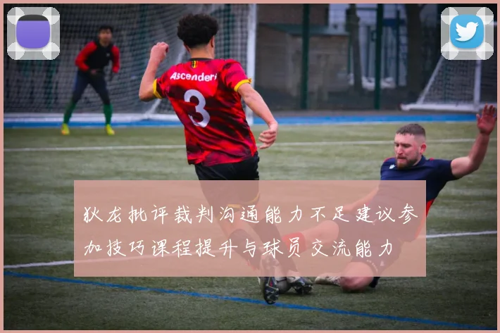 狄龙批评裁判沟通能力不足建议参加技巧课程提升与球员交流能力